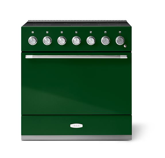 AGA Mercury 36" Induction Model Range, Cornwall Green