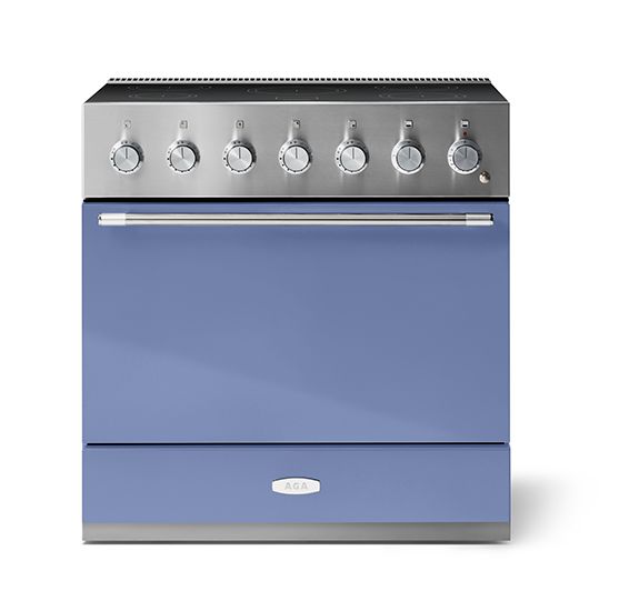 AGA Mercury 36" Induction Model Range, Carnaby Blue
