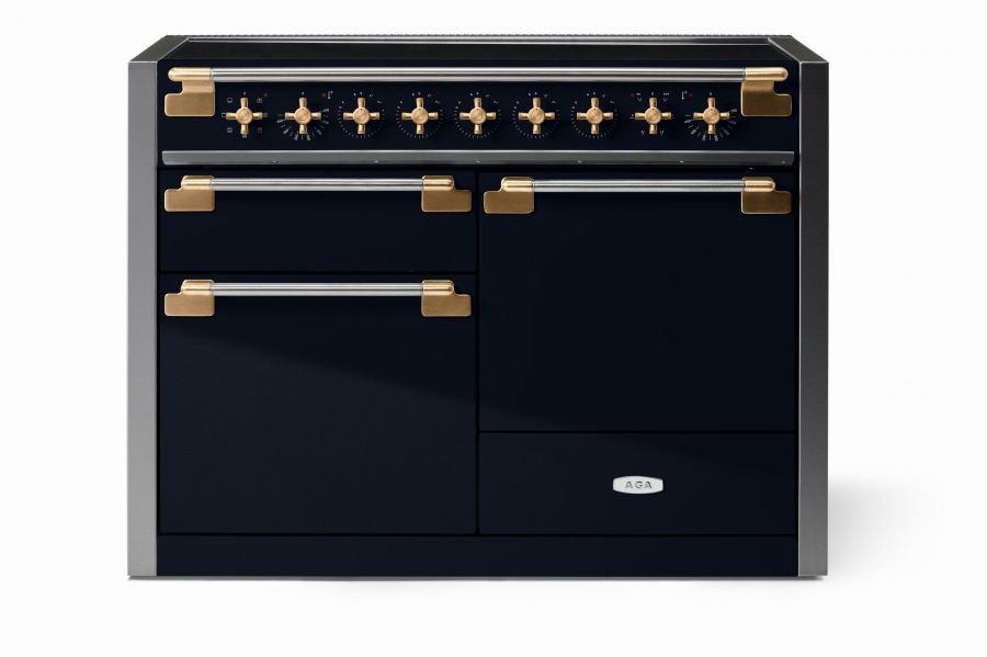 AGA_Elise_48_IND_GlossBlack_AntiqueBrass_straight-on